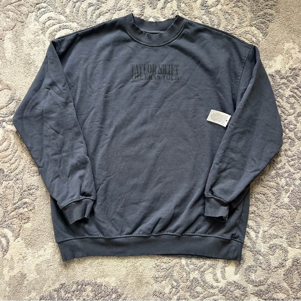 NWT Taylor Swift Eras Tour Blue Crewneck Medium